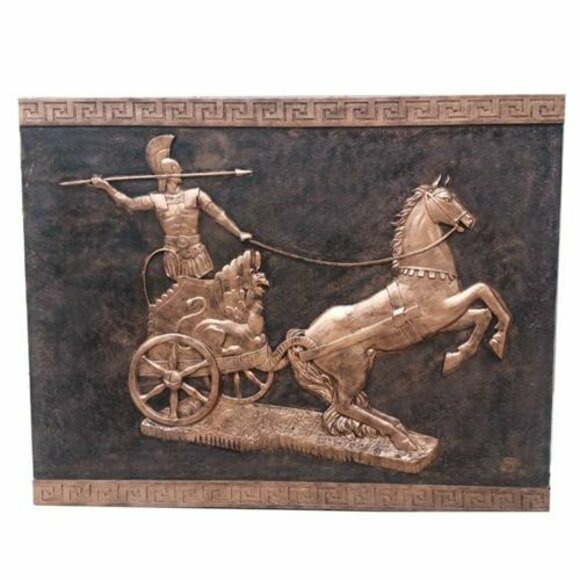 Bild Alexander der GroÃe Relief Figur Statue Skulptur 184x143 Figuren