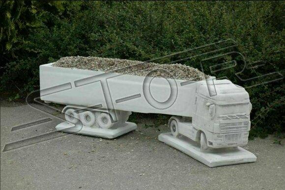 Designer Statue Figur Figuren Truck LKW Skulpturen Garten Skulptur