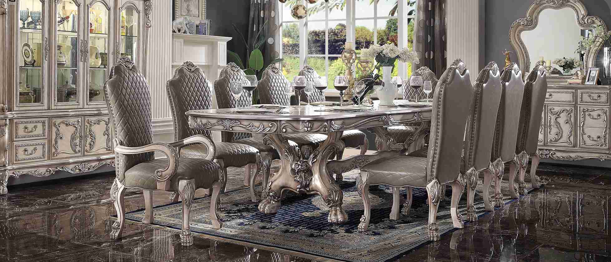 Esszimmer Set Ess Gruppe Tisch Tische 9tlg Komplettes Set Esstisch 8 StÃ¼hle Neu