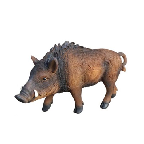 Wildschwein LebensgroÃe Figur Dekoration Statuen Skulptur Garten Deko