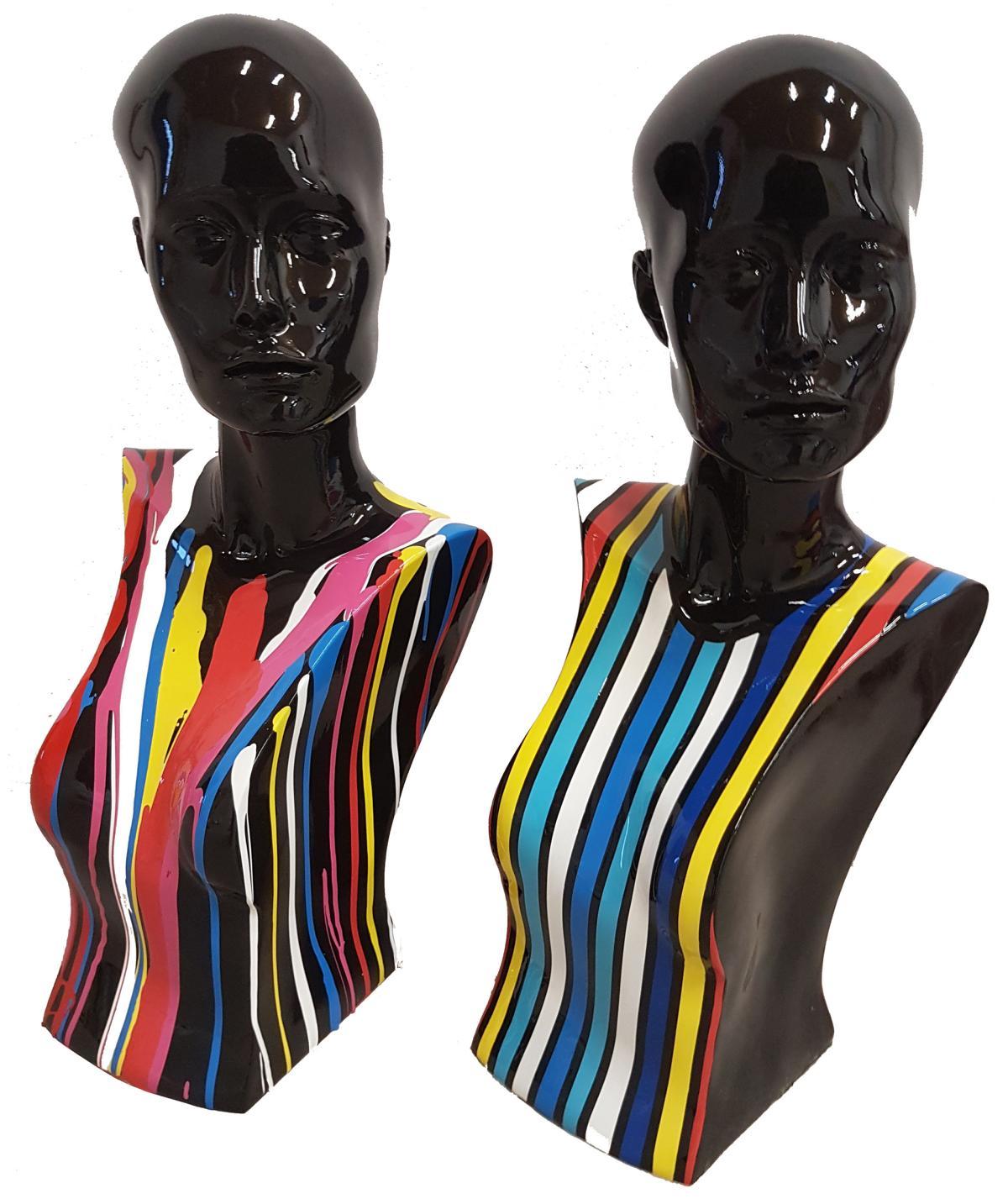 Design Figuren Skulpturen Moderne Frauen BÃ¼ste Skulptur Deko Dekoration Abstrakt
