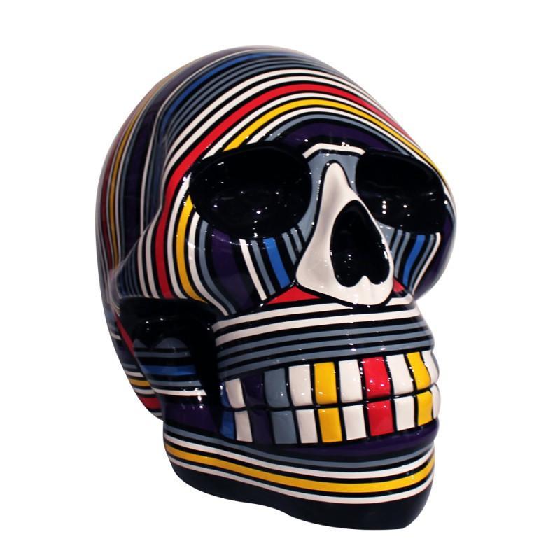 Modern Abstrakte Design Totenkopf Skulpturen SchÃ¤del Skulptur Dekoration Neu
