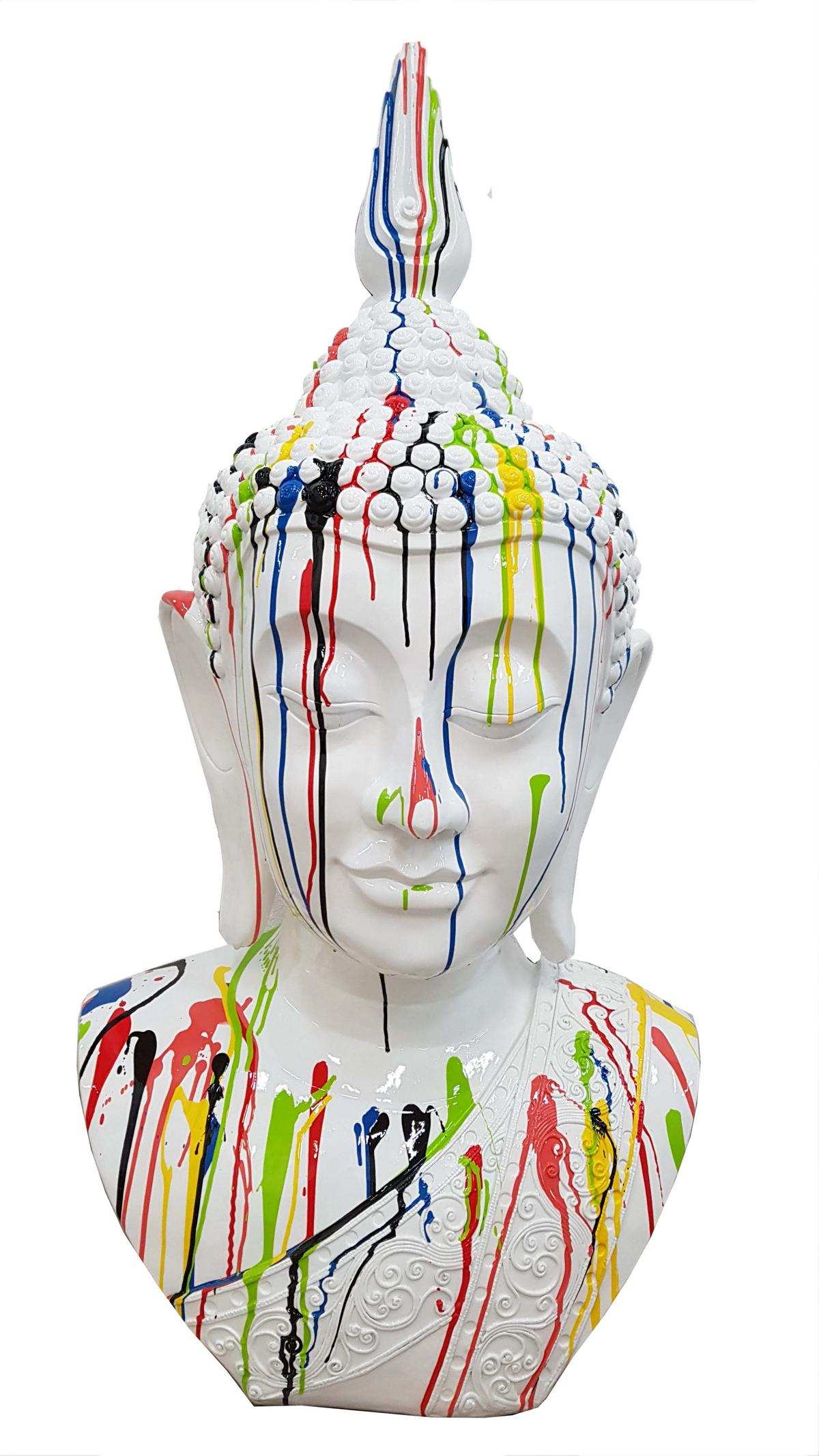 Buddha Designer Figur Statue Moderne Figuren Dekoration BÃ¼ste von Buddha Skulpturen Neu