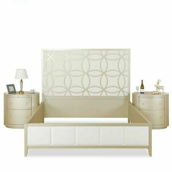 Luxus Bett Holz Betten 180x200cm Klassisch Schlafzimmer Italienische MÃ¶bel Neu