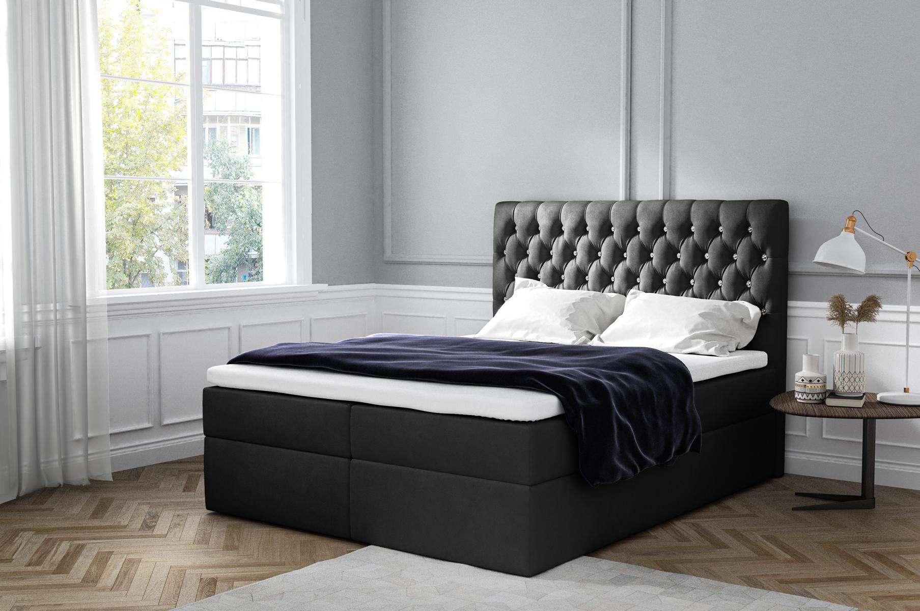 Boxspringbett Doppelbett Ehebett Bettgestell Bett Polsterbett Betten 180x200cm