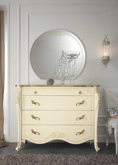Spiegel Klassischer Holz Schlafzimmer MÃ¶bel Art dÃ©co Stil Design Wandspiegel
