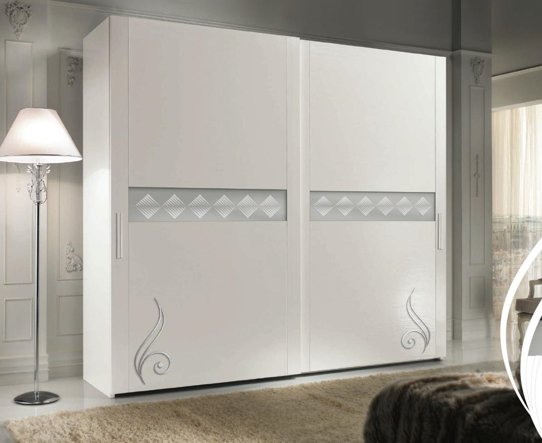KleiderschrÃ¤nke Kleiderschrank Luxus SchiebetÃ¼r Design Holz modern Kleiderschrank