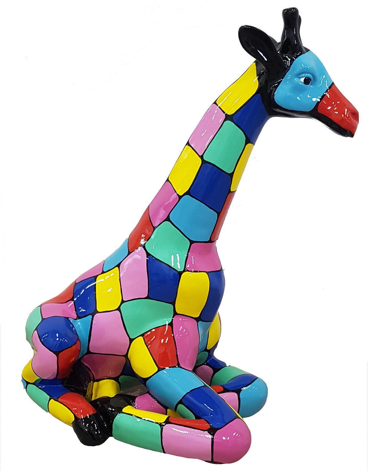 Design Figur Statue Moderne Figuren Deko Statuen Dekoration Giraffe Garten Neu