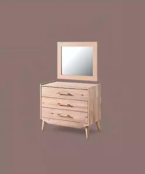 Braune Kommode im Schlafzimmer braun aus Holz mit Schubladen MÃ¶bel