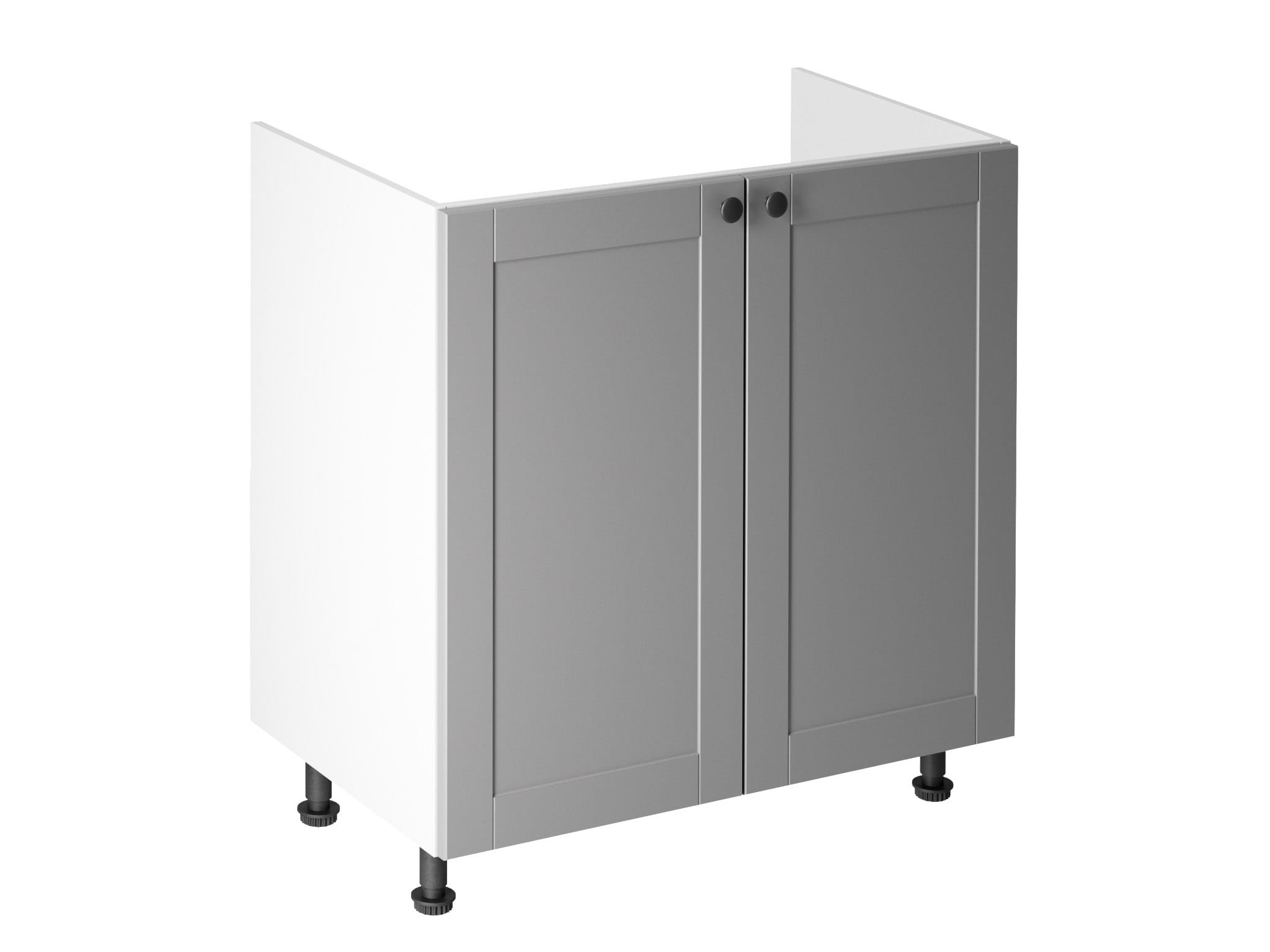 NIEDRIGER SPÃLENSCHRANK IN WEISS IM MODERNEN STIL D80Z