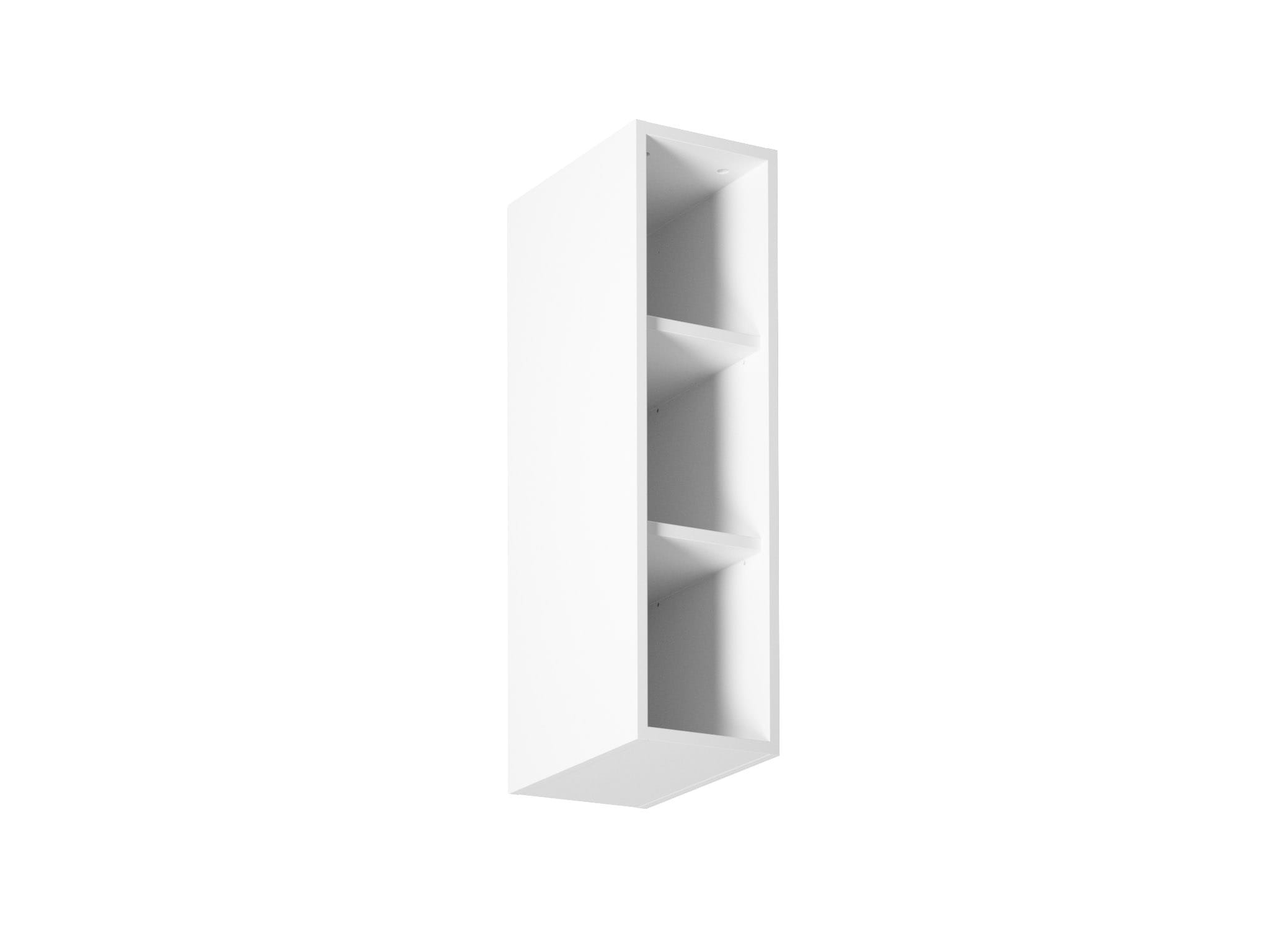 KÃCHENHÃNGESCHRANK MIT DREI REGALEN IN MODERNER OPTIK IN WEISS FÃR EINE KÃCHENZEILE SET W200