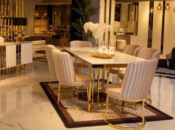 Essgarnitur Essgruppe MÃ¶bel Gruppe Esszimmer 6x Stuhl Garnitur Set StÃ¼hle Sofort
