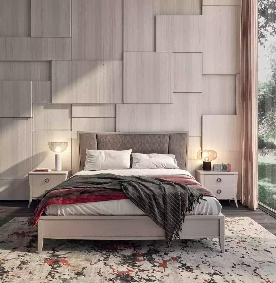 Schlafzimmer Bett 2x Nachttische Luxus Betten Set Komplett MÃ¶bel 3tlg