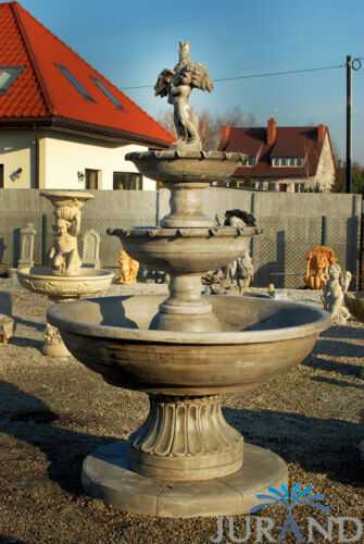 Springbrunnen FontÃ¤ne Fontaine Brunnen Wasserspiel Garten Deko RÃ¶misch 255cm