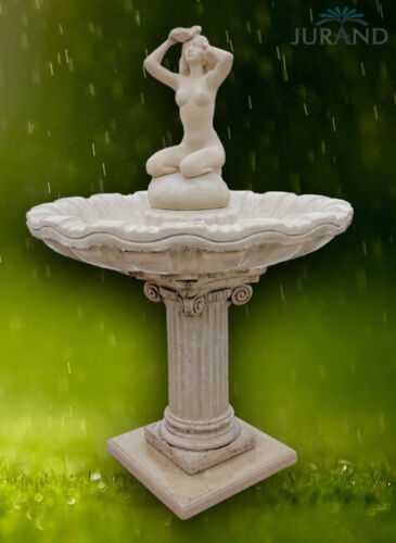 Springbrunnen FontÃ¤ne Zierbrunnen Garten Deko Brunnen Elva 179 cm Steinguss