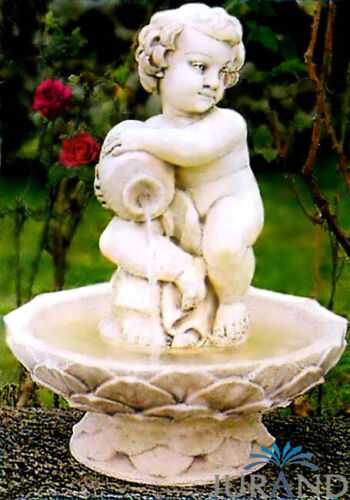 Springbrunnen FontÃ¤ne Zierbrunnen Garten Deko 1052 Brunnen 59 cm Steinguss