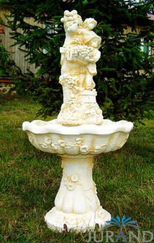 Springbrunnen FontÃ¤ne Zierbrunnen Garten Deko 1034 Brunnen 97 cm Steinguss