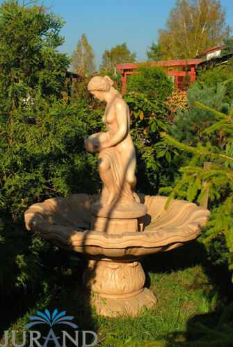 Springbrunnen FontÃ¤ne Zierbrunnen Garten Deko Brunnen Margerita 170 cm Steinguss
