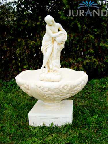 Springbrunnen FontÃ¤ne Zierbrunnen Garten 1016 Deko Brunnen 138 cm Steinguss