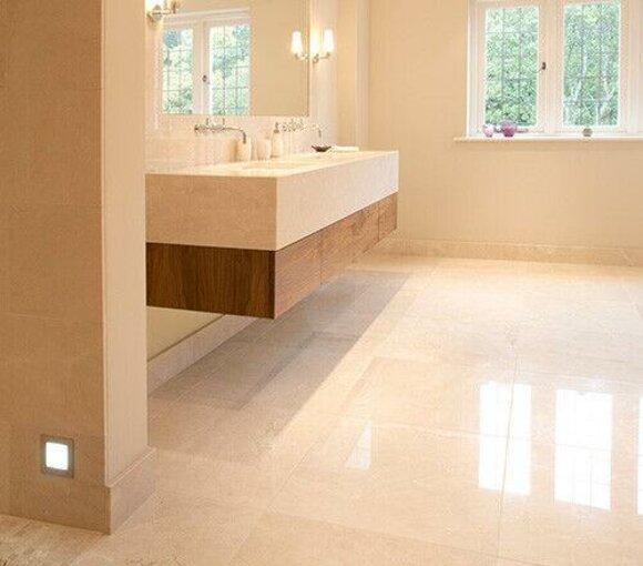 60x60 10mÂ² Luxus Marmor Boden Naturstein Boden Belag Wand Fliesen Crema Fliese