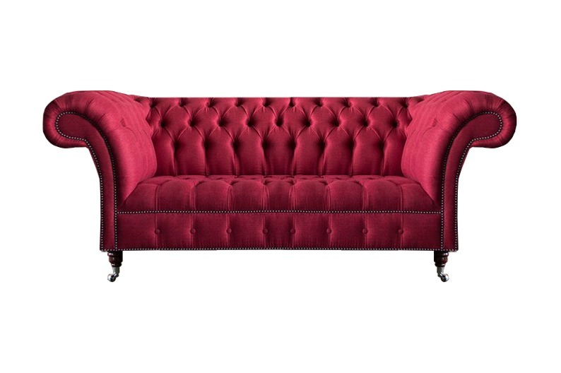 Wohnzimmer Rosa Designer Zweisitzer Chesterfield SitzmÃ¶bel 2-Sitzer