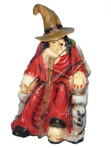 Design Hexe Figur Statue Skulptur Figuren Skulpturen Dekoration Deko Garten Neu