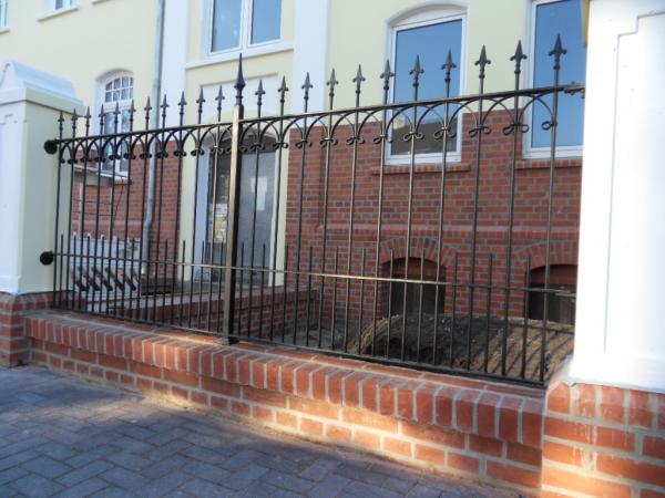 Aussen Garten Barock Rokoko Zaun Klassisch GelÃ¤nder Zaun Schmiedeeisen 1lfm 412