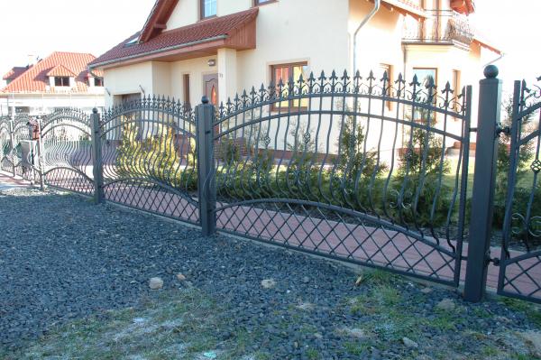 Zaun Garten Klassische Schmiedeeisen Handgefertigt nach MaÃ GelÃ¤nder M217 1lfm