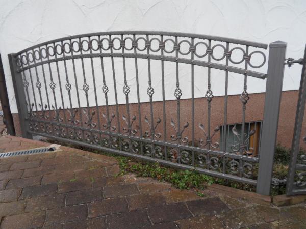 Railing Zaun GelÃ¤nder Schmiedeeisen Handarbeit Klassische ZÃ¤une Garten M410 Neu