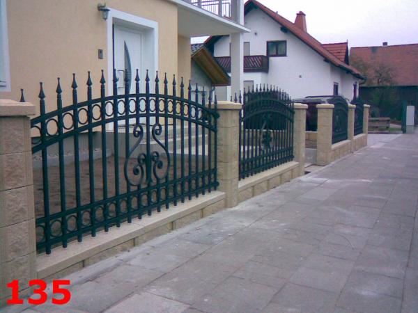 Klassische GelÃ¤nder Handgefertigte Balkon Treppen Schmiedezaun Zaun 1lfm #135