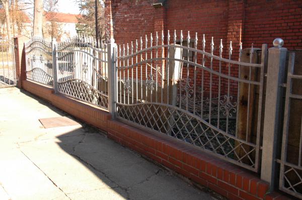 Railing Zaun GelÃ¤nder Schmiedeeisen Handarbeit Klassische ZÃ¤une Garten M207 Neu
