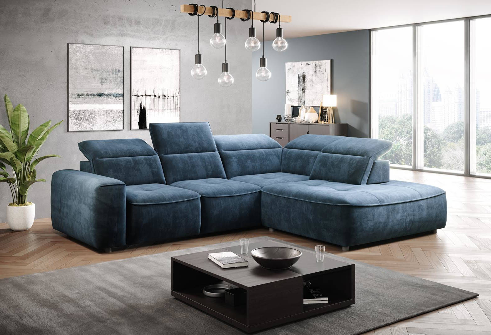 Ecksofa L-form Textil Luxus Design Wohnlandschaft Polster Couch Couchen MÃ¶bel