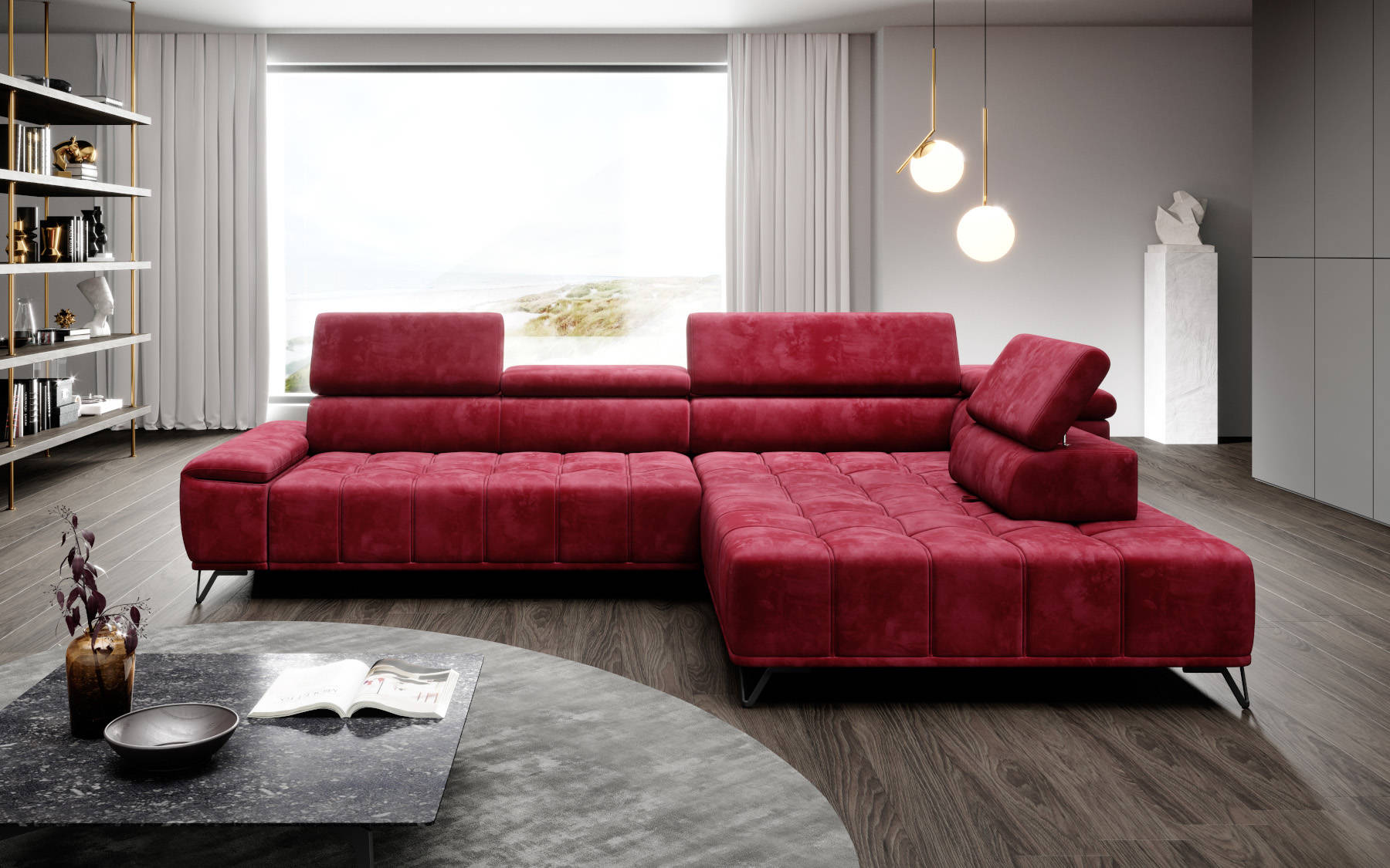 Ecksofa L-Form Couch Wohnlandschaft Eck Couchen MÃ¶bel Design Modern Textil Neu