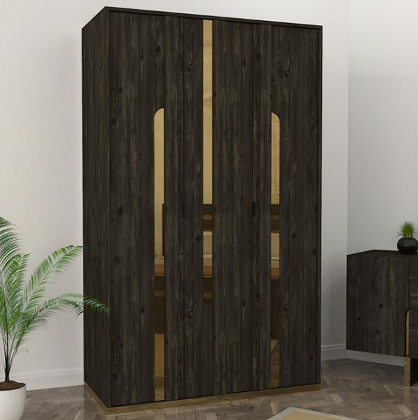 Kleiderschrank Schlafzimmer Moderne MÃ¶bel Schwarz Holz Luxus Design