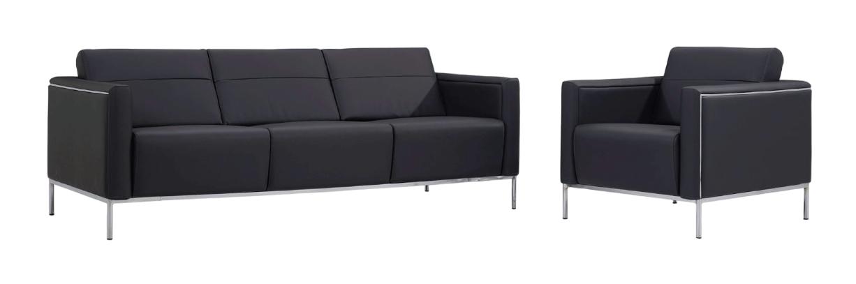 1-Sitzer Sessel Design Couch Sofa 3-Sitzer BÃ¼romÃ¶bel Textil Lounge Luxus Sitzer