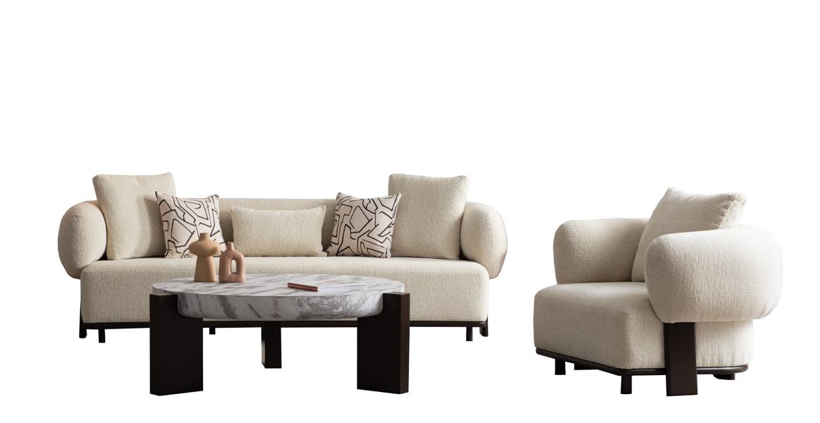 Beige Couch Sofa Sofagarnitur Relaxgarnitur Polsterset LoungemÃ¶bel 3+1 Tisch