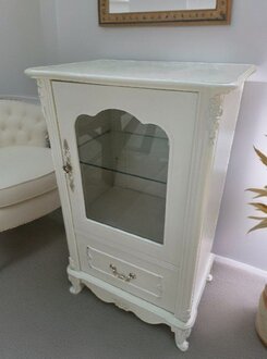 Glasvirtine Sideboard Luxus Designer Holz Regal WeiÃ MÃ¶bel Kommode Sofort