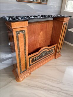 Dekokamin Wohnzimmer LuxusmÃ¶bel Kamin Holz Metall Sofort