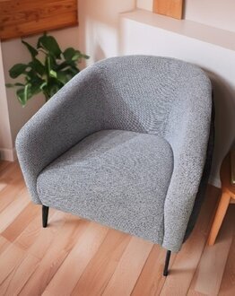 Einsitzer Sessel Couch Polster MÃ¶bel Club Grau Designer Sessel Sofort