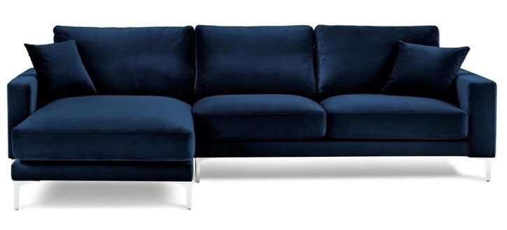 Ecksofa Blau Wohnlandschaft Couch Eckgarnitur Polster Italienische MÃ¶bel Design Sofort