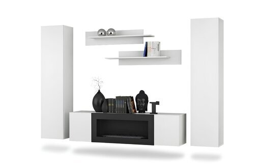 Modern Wohnwand Designer Einrichtung Wand Regale HÃ¤nge Vitrine Sideboard Sofort
