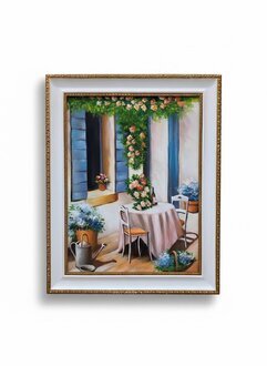 Handgemaltes modernes Ãlkunstwerk auf robuster Canvas-Leinwand Sofort