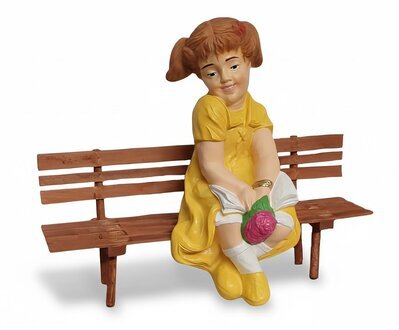 Garten Skulptur MÃ¤dchen Figure Gartengestaltung 80 cm Dekoration SOFORT