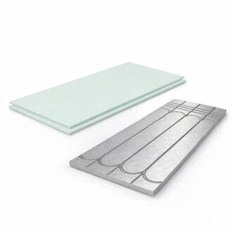 Komplettset FuÃbodenheizung 0,72 mÂ² â XPS und Trittschallisolierung