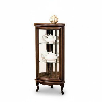 Klassische Vitrine Schrank Italienische MÃ¶bel Vitrinenschrank Vitrinen W-W-NM