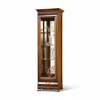 Klassische Vitrine Vitrinenschrank Vitrinen Schrank Schrankwand - Model N-W1-2