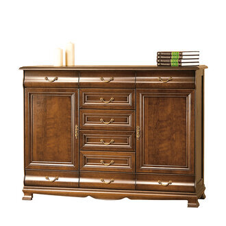 Klassische Kommode Beistellschrank Landhaus Kommodenschrank