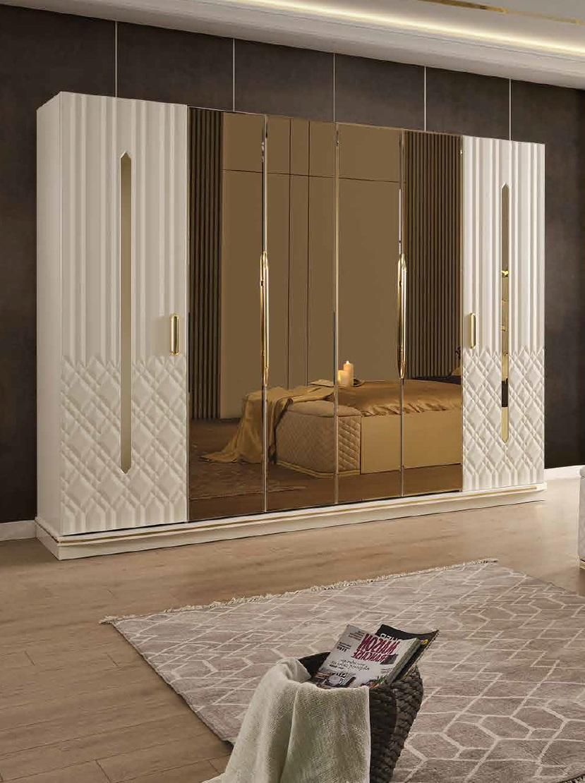 Moderner Kleiderschrank Luxus Schrank Holz SchrÃ¤nke Glas Hochglanz