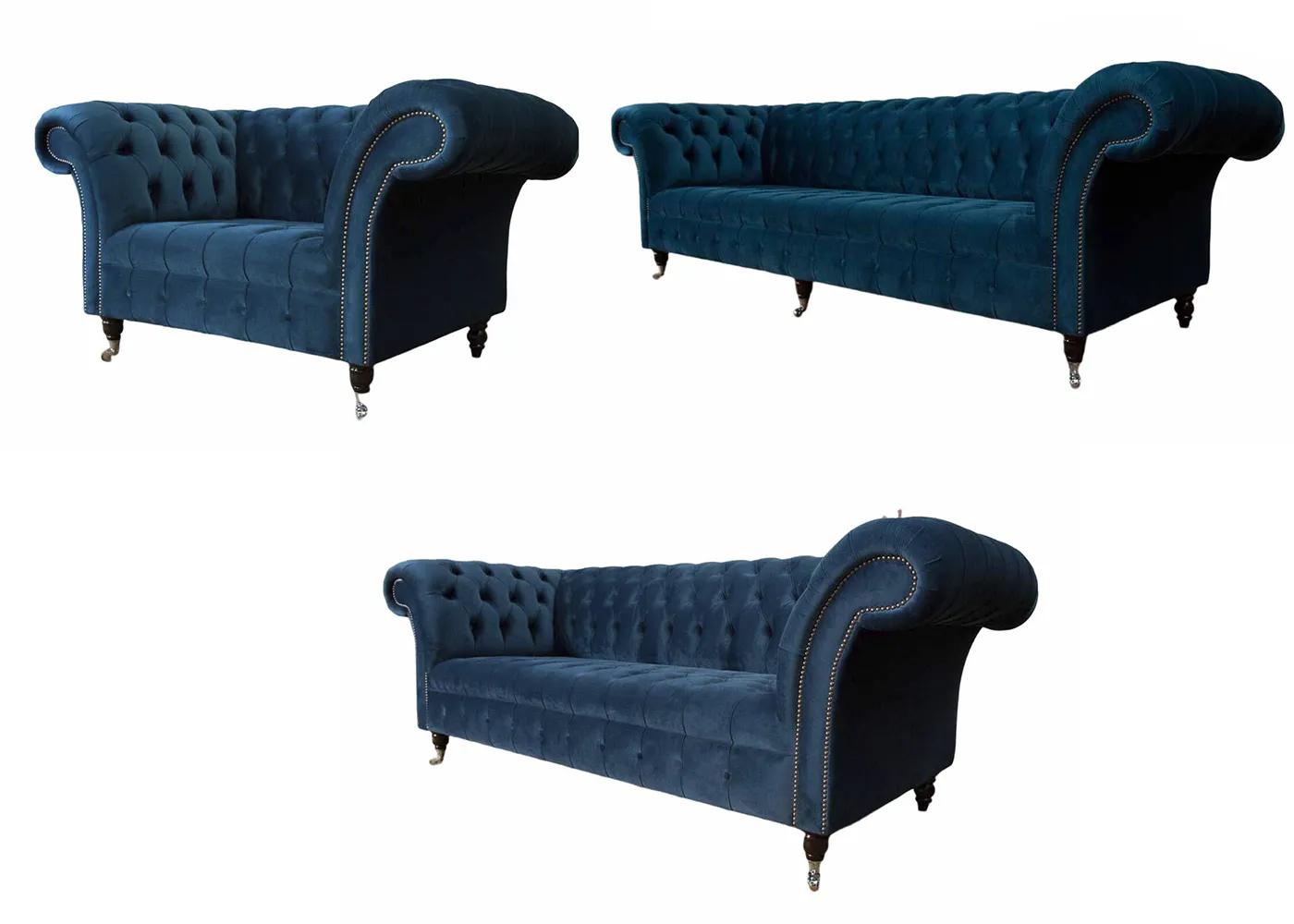 Sofagarnitur 4+3+1 Sitzer Set Design Sofa Polster Couch Modern Luxus