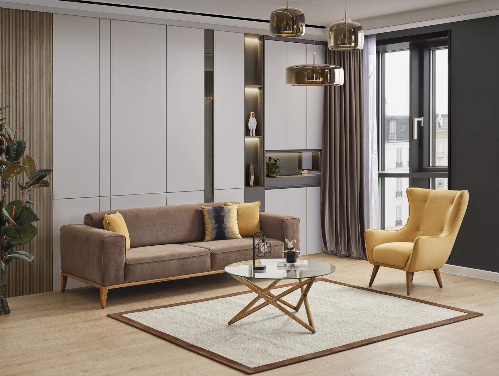 Wohnzimmer Sofagarnitur 31 Sitzer Set Design Polster Couchen Moderne